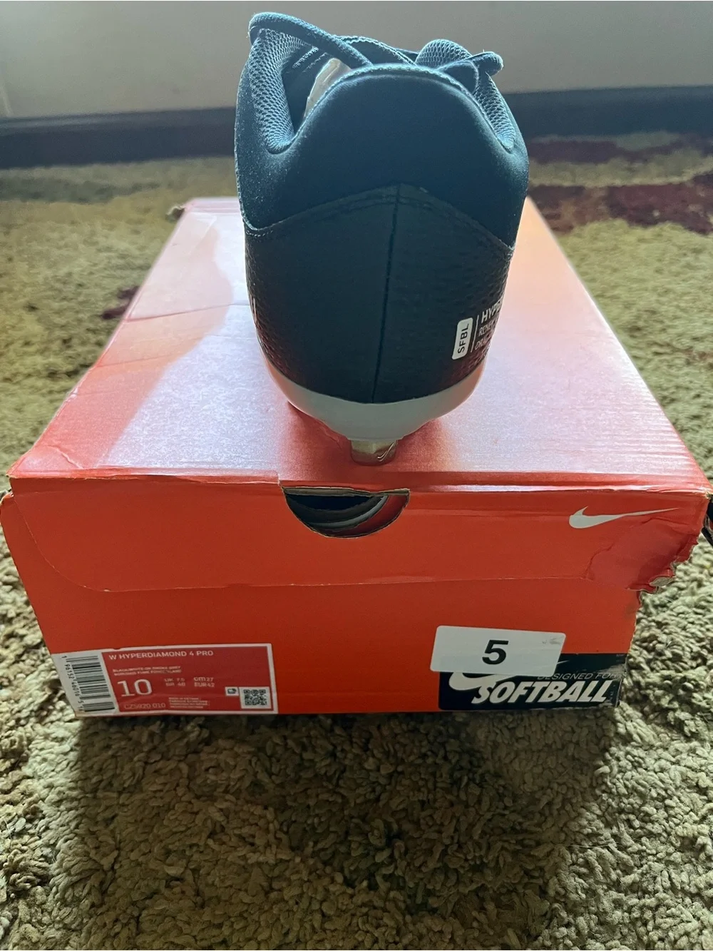Nike Hyperdiamond 4 Pro Women's Softball Cleats Size 10